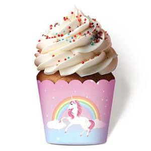 Party Supplies: Unicorn Cupcake Cups 12pk