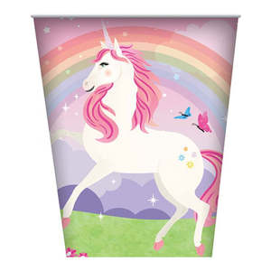 Party Supplies: Unicorn Cups 8pk