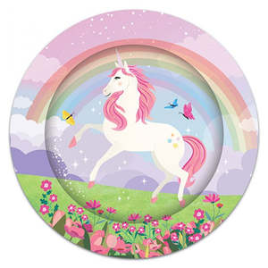 Unicorn Plates 8pk
