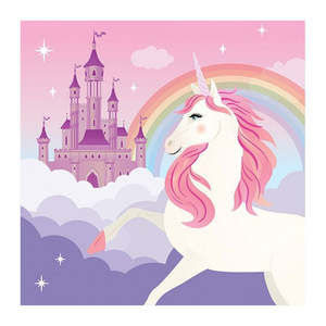 Unicorn Napkins 20pk