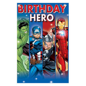 Superhero: Avengers Birthday Card