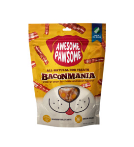 Awesome Pawsome Baconmania 85g Dog treats