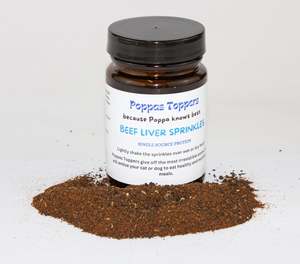 Poppas Toppers Beef Sprinkles For Dogs & Cats - 50g
