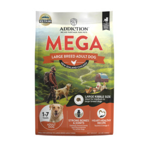New Items: Addiction Mega Large Breed Adult Dog Chicken 20kg