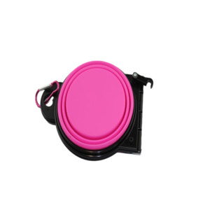 Double Travel Collapsible Food And Water Bowl For Cats And Dogs - Small