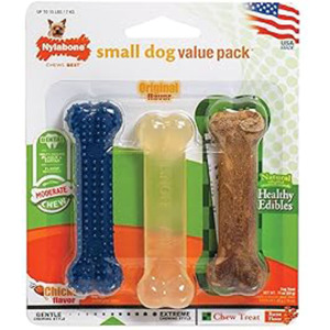 For Puppies: Flexi Chew & Healthy Edibles Small Dog Value 3pk