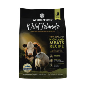 Food Kibble: Wild Islands Highland Meats Lamb & Beef High Protein Dry Cat Food