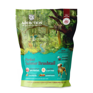 Food Kibble: Addiction Perfect Summer Brushtail Dog Food/Topper