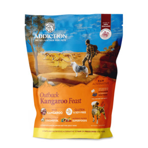 Addiction Outback Kangaroo Feast Dog Food/Topper