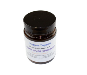 Food Kibble: Poppas Toppers Lamb Sprinkles For Dogs & Cats - 50g