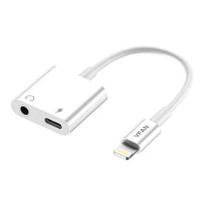 Accessories: Lightning to Lightning + Mini Jack 3.5mm AUX, Audio Adapter Cable