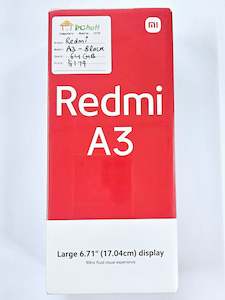 Redmi A3- Midnight Black 64GB, Brand New Phone