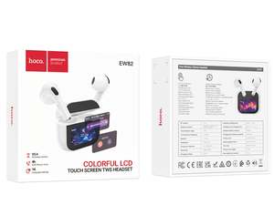 Hoco. EW82 Colorful  LCD Touch Screen TWS Headset
