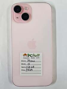 Apple iPhone 15 128GB with 94% Battery Life, Pre-owned Phone