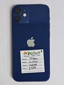 Apple iPhone 12 Mini 128GB, Refurbished Phone