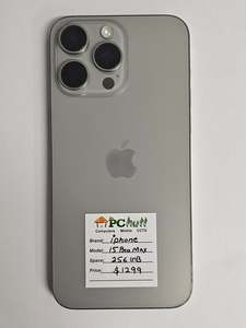 Apple iPhone 15 Pro Max 256GB, Pre-owned Phone