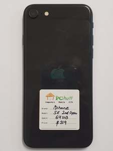 Apple Phones: Apple iPhone SE. 64GB, Preowned Phone