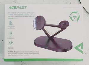 Desktop Pc: Acefast Three-in-one Desktop Charging Station, Brand New