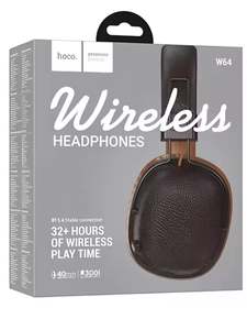 Hoco. W64 Wireless Headphones with 32+ Hours of Wireless PlayTime, Brand New