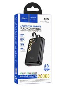 Hoco. Q37A 4 Outputs & 2 Inputs Fully Compatible Fast Charging 20000mAh Power Ba&hellip;
