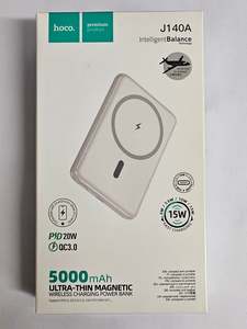 Vipfan 10000mah Power Bank W 2 Usb 2 1 Amp F1: Hoco. “J140A” PD20W Wireless Charging 5000mAh Ultra-Thin Magnetic Power Bank- White, Brand New