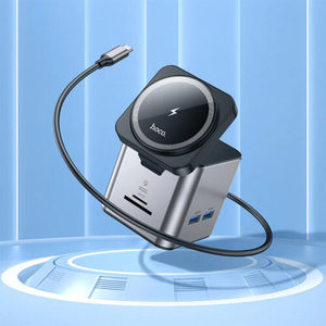Desktop Pc: Hoco HB49 Effortless 9-in-1 Wireless Fast Charging Desktop Station, Brand New