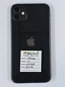 Apple iPhone 11 64GB, Refurbished Phone