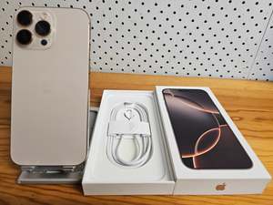 Iphone 16 Pro Max Preowned phone 256gb Desert Titanium