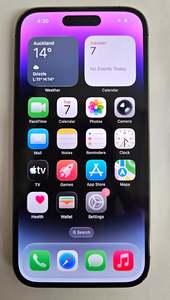 Apple Phones: iphone 14 Pro Purple PreOwned phone 128gb