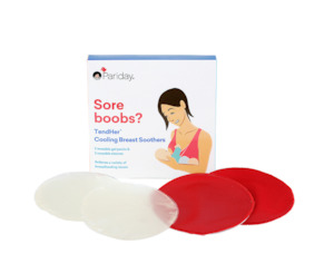 Conditions Pre And Postnatal: TendHer reusable cooling breast soothers