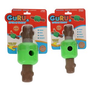 Guru: GURU SPIN & CHEW TREAT BONE BACON Medium 18x7.5x7cm