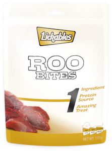 LICKABLES 1 ROO BITES 100G