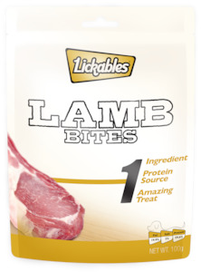 Whats New: LICKABLES 1 LAMB BITES 100G