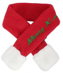 Santa Scarf Red Lge