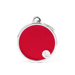 My Family: MF Basic Handmade Circle Red Large