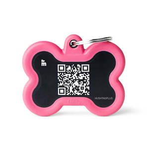 My Family QR Hushtag Bone Pink