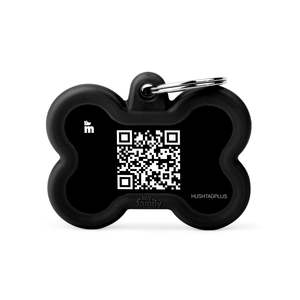 My Family: My Family QR Hushtag Bone Black