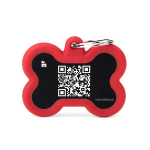My Family: My Family QR Hushtag Bone Red