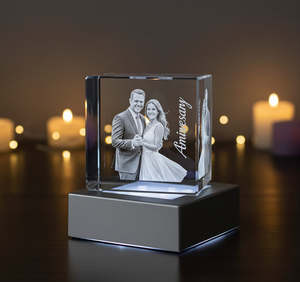 Crystal with LED - Cube