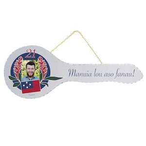 21st Celebration Key - Samoan Flag