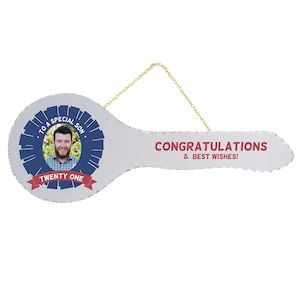 Keys: 21st Celebration Key - Special Son (Coloured Design)