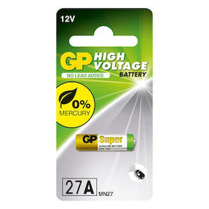 Batteries: GP Alkaline HV - A27 1pk
