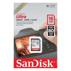 Storage: SanDisk SD Ultra - 16GB