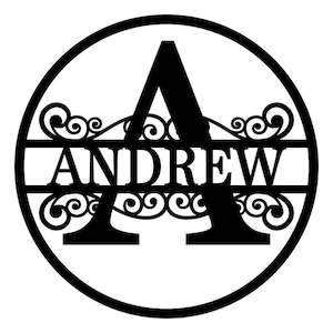 Engraving Laser: 50x50 cm Acrylic Monogram - Custom Made