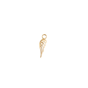 Charms: 14Kt Yellow Gold Wing Charm