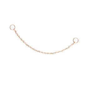 Gold Rolo Chains with O-ring