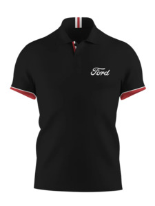 Ford Mens Black Polo