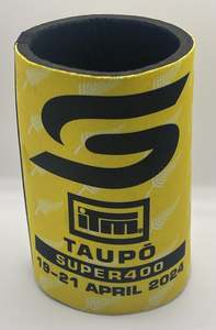 SUPERCARS TAUPO CAN COOLER - YELLOW