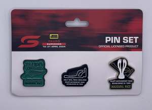 SUPERCARS TAUPO 400 PIN SET