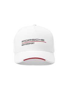 PORSCHE MOTORSPORT ADULTS BASEBALL CAP WHITE
